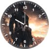 captain america artwork 3v wall clock