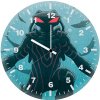 black manta art z1 wall clock