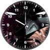 batman closeup mask fp wall clock