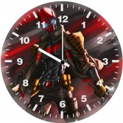 red hood sketch artwork y4 wall clock