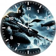 batman cyberpunk world dm wall clock