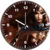 warrior wonder woman art 88 wall clock