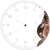 cute wonder woman bare foot artwork 8l wall clock