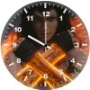 wonder woman arms closed art wo wall clock
