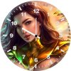 wonder woman 1984 fan made artwork gu wall clock