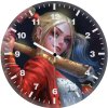 harley quinn sketch art 7q wall clock
