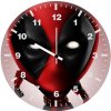 deadpool digital artwork h9 wall clock