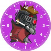 star lord minimalism hw wall clock