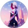 gwen stacy iconic pose bi wall clock