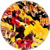 hellboy artwork pn wall clock