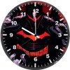 batman hellbat polygon art sh wall clock