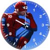 spiderman smoking cigarette qr wall clock