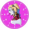 harley quinn minimalism cp wall clock