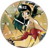 wonder woman ironing superman cape uk wall clock