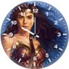 wonder woman artwork 1984 c7 wall clock