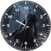 batman watching gotham city sr wall clock
