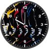 power rangers digital art 2i wall clock