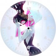 amazing spider man and gwen stacy ti wall clock