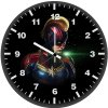 captain marvel dark dv wall clock