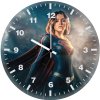 milly alcock journey as supergirl begins ly wall clock
