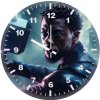 black panther with thor hammer n6 wall clock