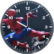 spider man fan art original suit 2k wall clock
