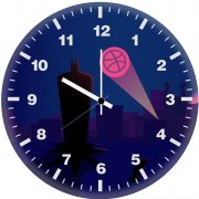 art batman nk wall clock