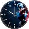 captain america3d wall clock