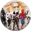 spider verse stan lee tribute 3a wall clock