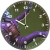 joker purple coat e9 wall clock