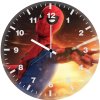 hero spiderman ad wall clock