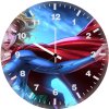 supergirl digital art tl wall clock