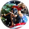 captain america thor and huk mcu mm wall clock