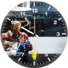 iron man reading magazine hq wall clock