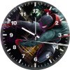 spiderman miles 0m wall clock