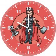 thor god of thunde minimalism wp wall clock