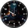 dark knight watches over gotham tz wall clock