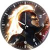 captain marvel fire 66 wall clock