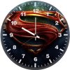 superman logo art dw wall clock