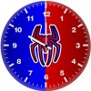 spiderman logo 12k rg wall clock