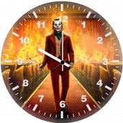 dark pursuit joker lm wall clock