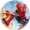 amazing spider man in mid air action mn wall clock