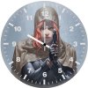 black widow art 8w wall clock
