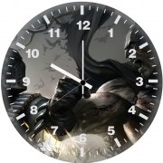 batman and deathstroke 1b wall clock