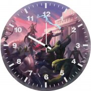 avengers loki marvel fan art 9l wall clock