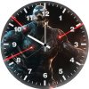 venom red laser ix wall clock