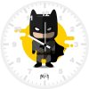 cute little batman minimalism 7g wall clock