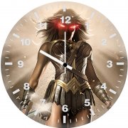 wonder woman powers n3 wall clock