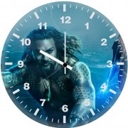 art aquaman and mera j7 wall clock