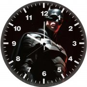 batman iconic hero stance 1o wall clock